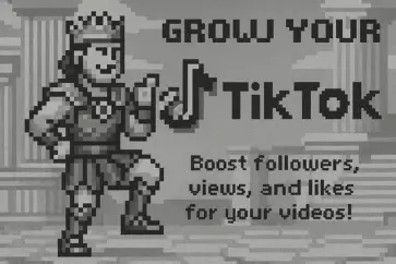 Mascot Booster promoting TikTok services
