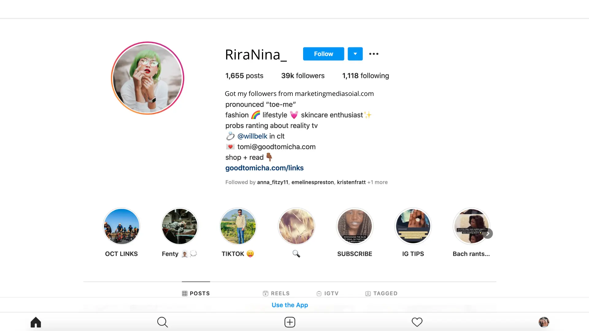 Instagram Targeted Reach Map